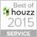 Best of Houzz 2015 Service award
