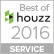 Best of Houzz 2016 Service award