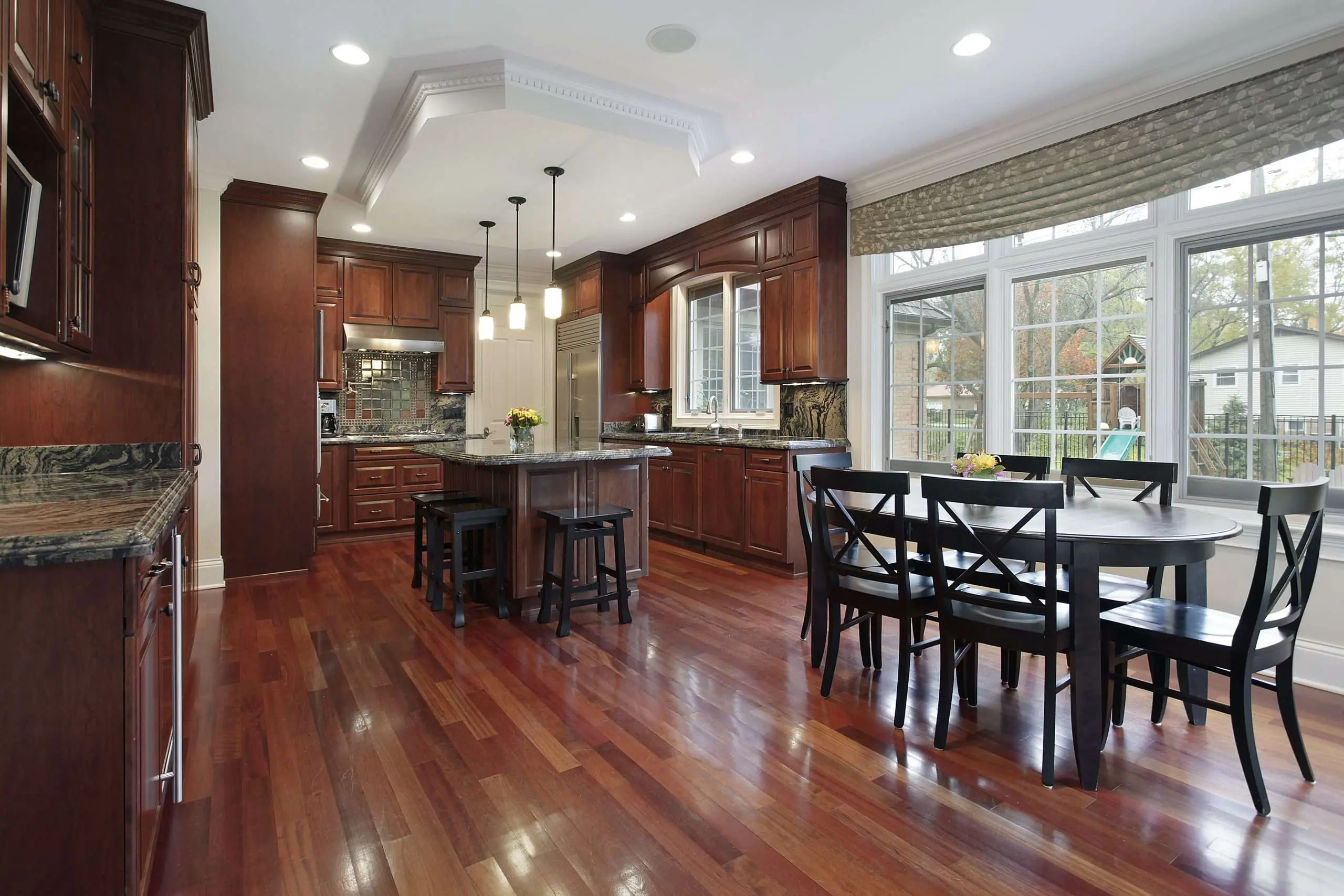 Kitchen in a luxury Plano, TX home remodeled by Star Home Remodeling